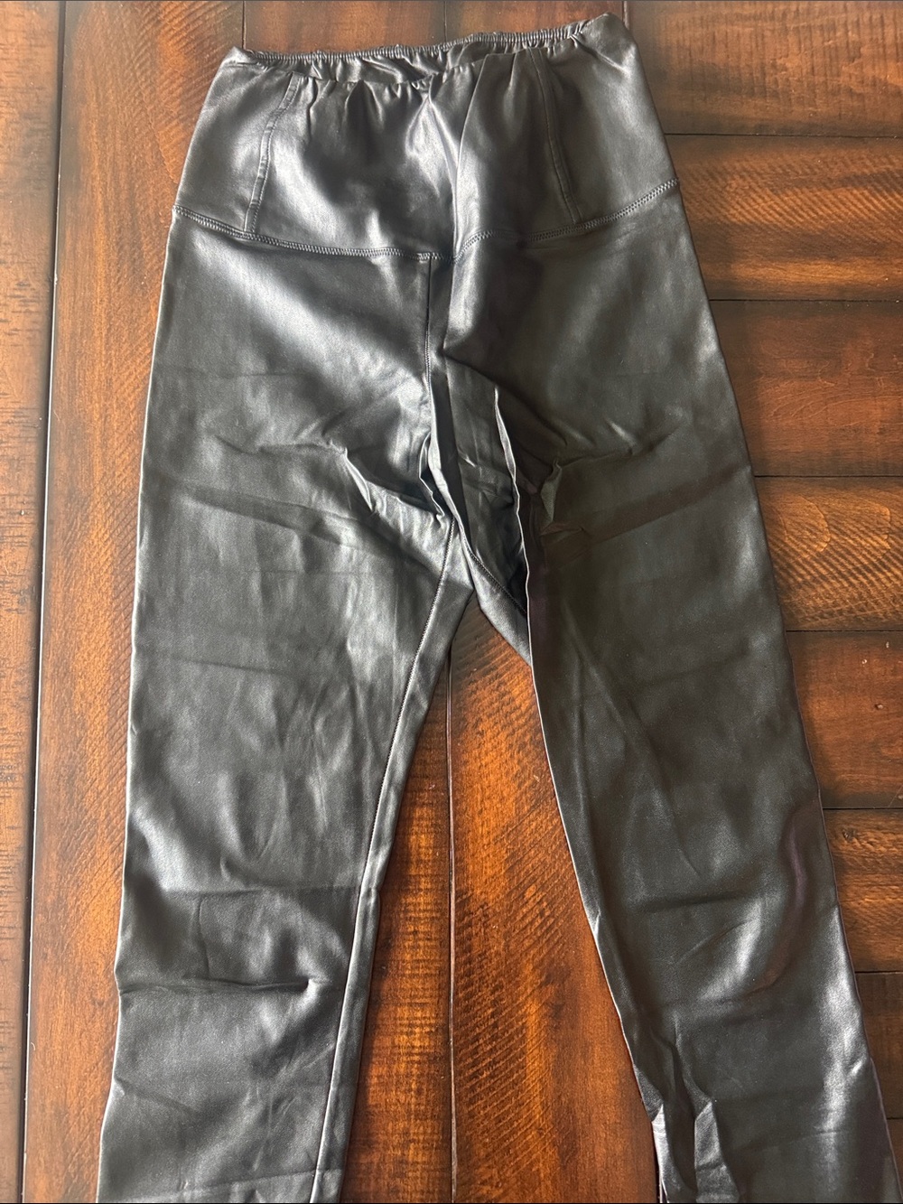 Aritzia Wilfred Free Daria Vegan Leather Leggings Black XS High Rise